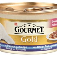Gourmet Gold Luxe Mix Zeevis In Saus Met Spinazie