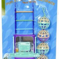 Happy Pet Bird Toy Mp Bal / Ladder / Perch