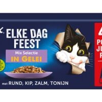Felix Pouch Elke Dag Feest In Gelei Mix Box Tonijn / Zalm / Rund / Kip